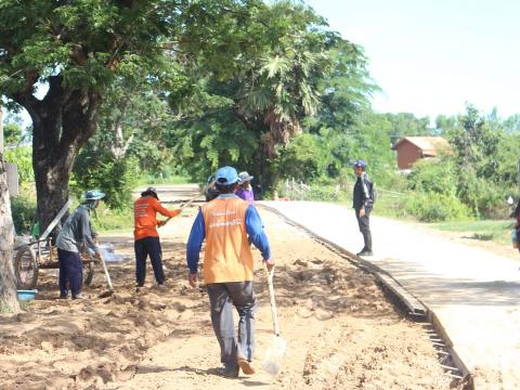 20 กันยายน 2566 ลงพื้นที่บ้านกอกเพื่อสำรวจถนน