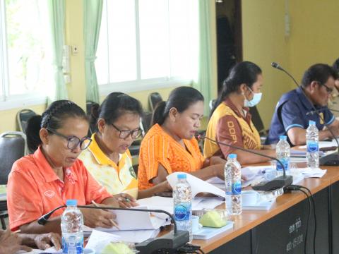 28 กันยายน 2566 ประชุมเพื่อติดตามความก้าวหน้าของกองทุนฯ