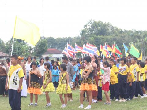 17 พฤศจิกายน 2566 กีฬาสีภายในโรงเรียนบ้านทุ่งวัง