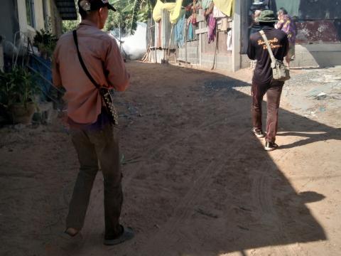 11 ธันวาคม 2566 ออกฉีดพ่นสารเคมีกำจัดยุงลาย