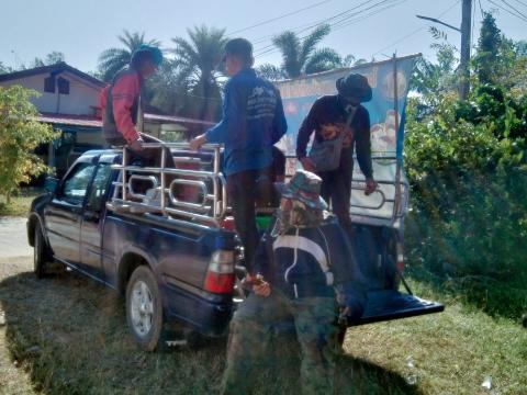 11 ธันวาคม 2566 ออกฉีดพ่นสารเคมีกำจัดยุงลาย