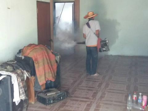 12 ธันวาคม 2566 ออกฉีดพ่นสารเคมีกำจัดยุงลาย