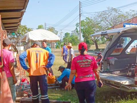 12 ธันวาคม 2566 ออกฉีดพ่นสารเคมีกำจัดยุงลาย