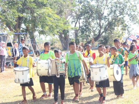 27 ธันวาคม 2566 ร่วมพิธีเปิดการแข่งขันกีฬาสี