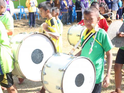 27 ธันวาคม 2566 ร่วมพิธีเปิดการแข่งขันกีฬาสี