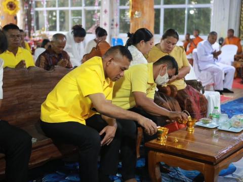 28 มีนาคม 2567 พิธีเจริญพุทธมนต์เฉลิมพระเกียรติถวายพระพรชัยมงคล