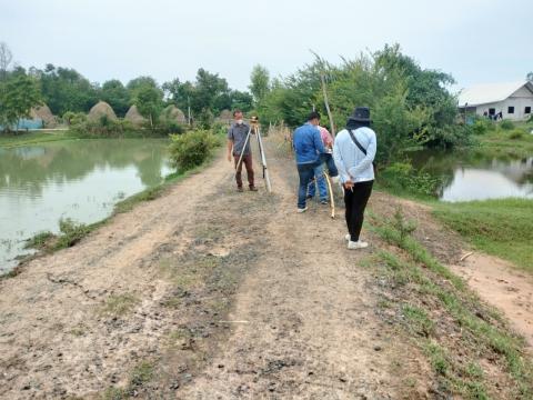 29 เมษายน 2565 กองช่างออกสำรวจโครงการเพิ่มเติม