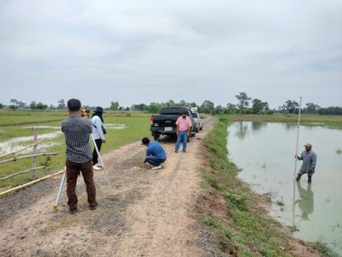 29 เมษายน 2565 กองช่างออกสำรวจโครงการเพิ่มเติม