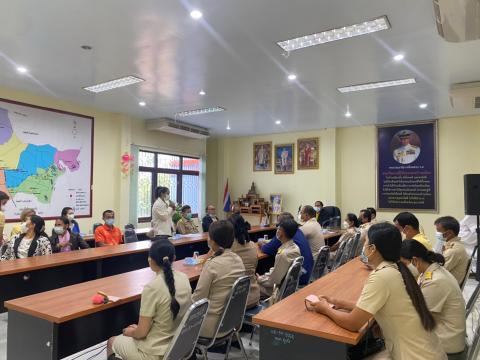 2 พฤษภาคม 2565 ต้อนรับท่านปลัดและนักวิเคราะห์