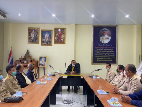 2 พฤษภาคม 2565 ต้อนรับท่านปลัดและนักวิเคราะห์