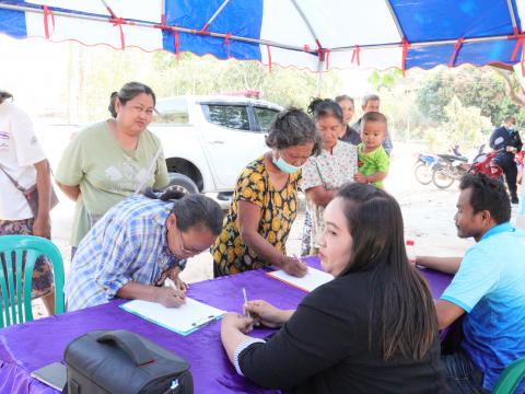 ประชุมประชาคมหมู่บ้าน ภายในพื้นที่องค์การบริหารส่วนตำบลทุ่งวัง