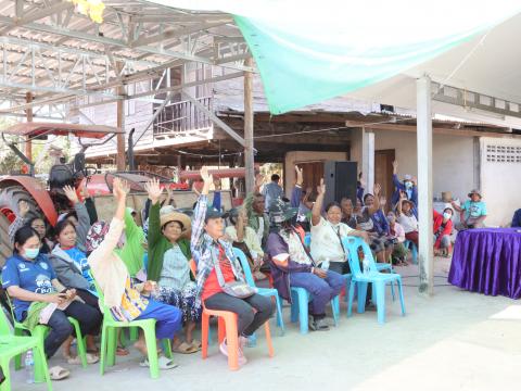 ประชุมประชาคมหมู่บ้าน ภายในพื้นที่องค์การบริหารส่วนตำบลทุ่งวัง