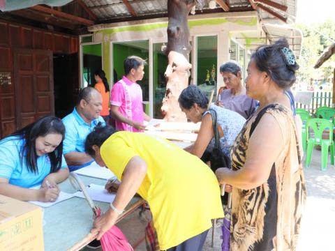 ประชุมประชาคมหมู่บ้าน ภายในพื้นที่องค์การบริหารส่วนตำบลทุ่งวัง