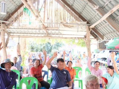 ประชุมประชาคมหมู่บ้าน ภายในพื้นที่องค์การบริหารส่วนตำบลทุ่งวัง