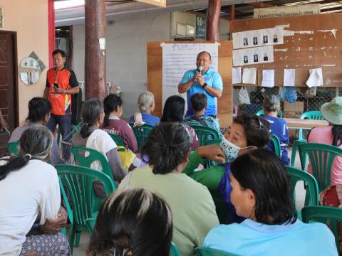 ประชุมประชาคมหมู่บ้าน ภายในพื้นที่องค์การบริหารส่วนตำบลทุ่งวัง