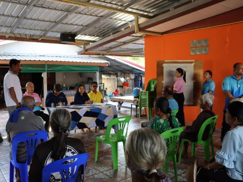 ประชุมประชาคมหมู่บ้าน ภายในพื้นที่องค์การบริหารส่วนตำบลทุ่งวัง