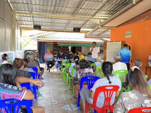 ประชุมประชาคมหมู่บ้าน ภายในพื้นที่องค์การบริหารส่วนตำบลทุ่งวัง