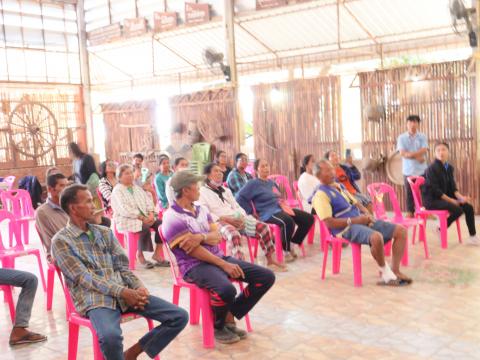 ประชุมประชาคมหมู่บ้าน ภายในพื้นที่องค์การบริหารส่วนตำบลทุ่งวัง