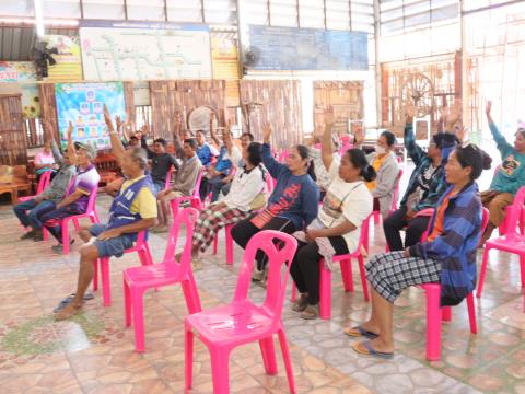 ประชุมประชาคมหมู่บ้าน ภายในพื้นที่องค์การบริหารส่วนตำบลทุ่งวัง