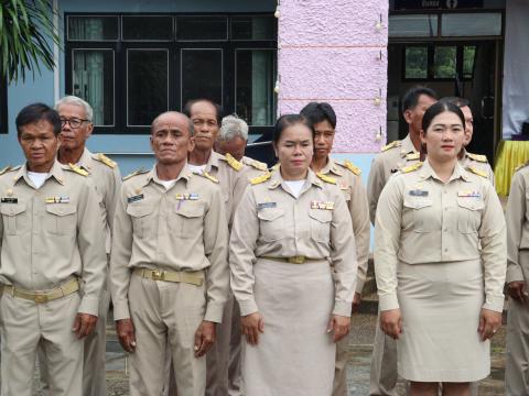 กิจกรรมเคารพธงชาติและร้องเพลงชาติไทย2568