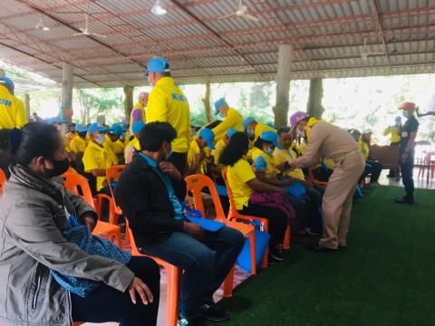 9 พฤศจิกายน 2563 เข้าค่ายจิตอาสาภัยพิบัติ