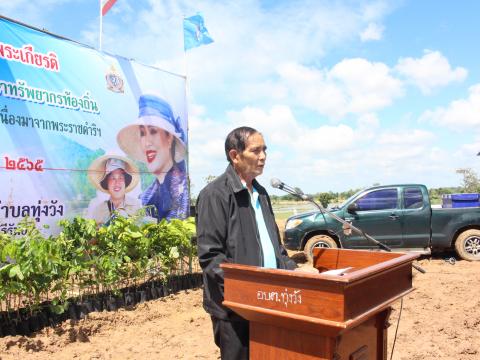 18สิงหาคม2565จัดกิจกรรมปลูกต้นไม้ตามโครงการท้องถิ่นปลูกป่า