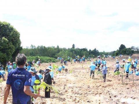 18สิงหาคม2565จัดกิจกรรมปลูกต้นไม้ตามโครงการท้องถิ่นปลูกป่า