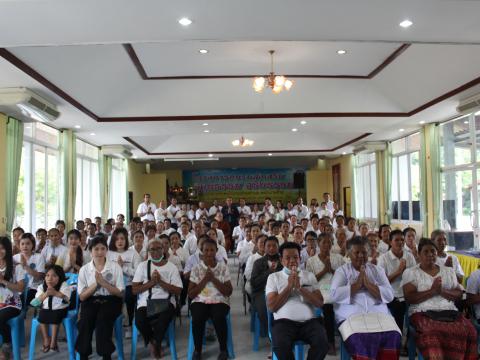 2 กันยายน 2565 โครงการอบรมส่งเสริม คุณธรรม จริยธรรม