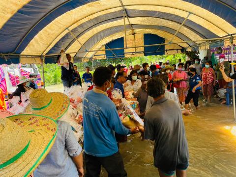 ตุลาคม 2565 องค์การบริหารส่วนตำบลทุ่งวัง ลงพื้นที่ช่วยน้ำท่วม