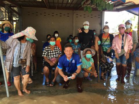 ตุลาคม 2565 องค์การบริหารส่วนตำบลทุ่งวัง ลงพื้นที่ช่วยน้ำท่วม