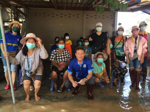 ตุลาคม 2565 องค์การบริหารส่วนตำบลทุ่งวัง ลงพื้นที่ช่วยน้ำท่วม