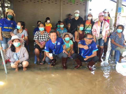 ตุลาคม 2565 องค์การบริหารส่วนตำบลทุ่งวัง ลงพื้นที่ช่วยน้ำท่วม