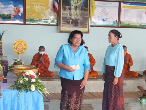 25 พฤศจิกายน 2565 พิธีมอบเงินขวัญถุง ณ บ้านหนองเกาะน้อย