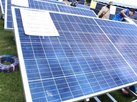 28 พฤศจิกายน 2565 รับมอบรถเข็นพลังงานแสงอาทิตย์