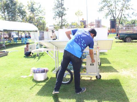 28 พฤศจิกายน 2565 รับมอบรถเข็นพลังงานแสงอาทิตย์