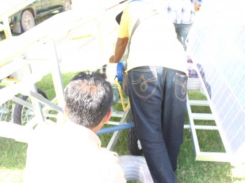 28 พฤศจิกายน 2565 รับมอบรถเข็นพลังงานแสงอาทิตย์