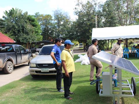 28 พฤศจิกายน 2565 รับมอบรถเข็นพลังงานแสงอาทิตย์