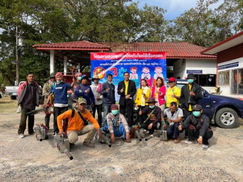 19 ธันวาคม 2565 ฉีดพ่นหมอกควันกำจัดยุงลาย