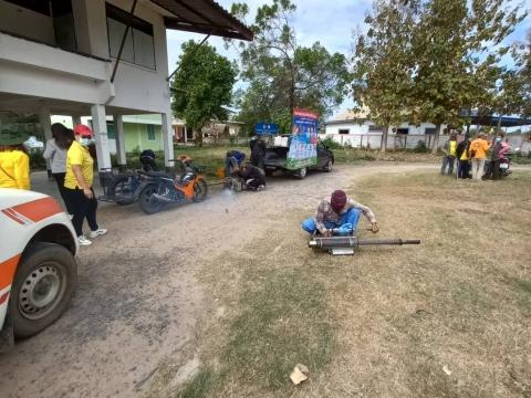 19 ธันวาคม 2565 ฉีดพ่นหมอกควันกำจัดยุงลาย