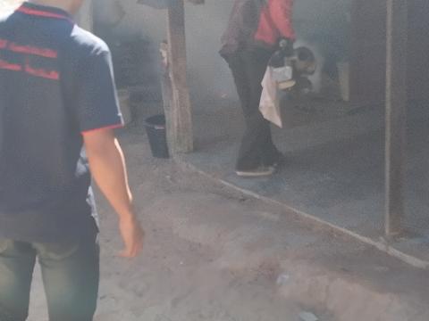 19 ธันวาคม 2565 ฉีดพ่นหมอกควันกำจัดยุงลาย