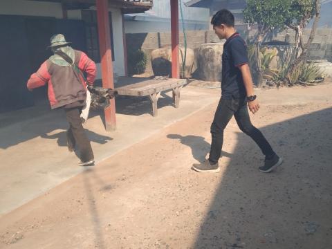 19 ธันวาคม 2565 ฉีดพ่นหมอกควันกำจัดยุงลาย