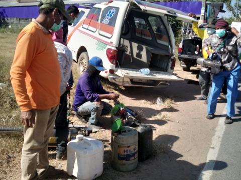 19 ธันวาคม 2565 ฉีดพ่นหมอกควันกำจัดยุงลาย