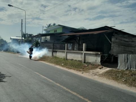 19 ธันวาคม 2565 ฉีดพ่นหมอกควันกำจัดยุงลาย