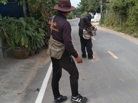 19 ธันวาคม 2565 ฉีดพ่นหมอกควันกำจัดยุงลาย