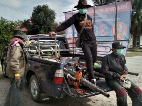 19 ธันวาคม 2565 ฉีดพ่นหมอกควันกำจัดยุงลาย