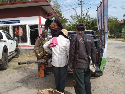 19 ธันวาคม 2565 ฉีดพ่นหมอกควันกำจัดยุงลาย