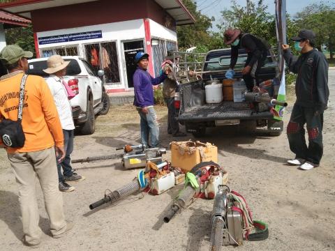 19 ธันวาคม 2565 ฉีดพ่นหมอกควันกำจัดยุงลาย