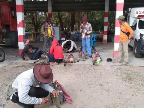 19 ธันวาคม 2565 ฉีดพ่นหมอกควันกำจัดยุงลาย