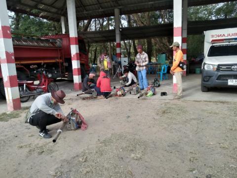 19 ธันวาคม 2565 ฉีดพ่นหมอกควันกำจัดยุงลาย