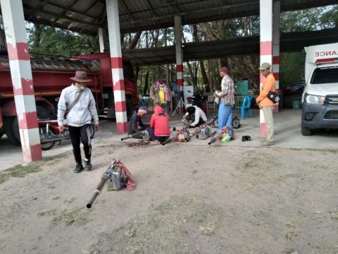 19 ธันวาคม 2565 ฉีดพ่นหมอกควันกำจัดยุงลาย